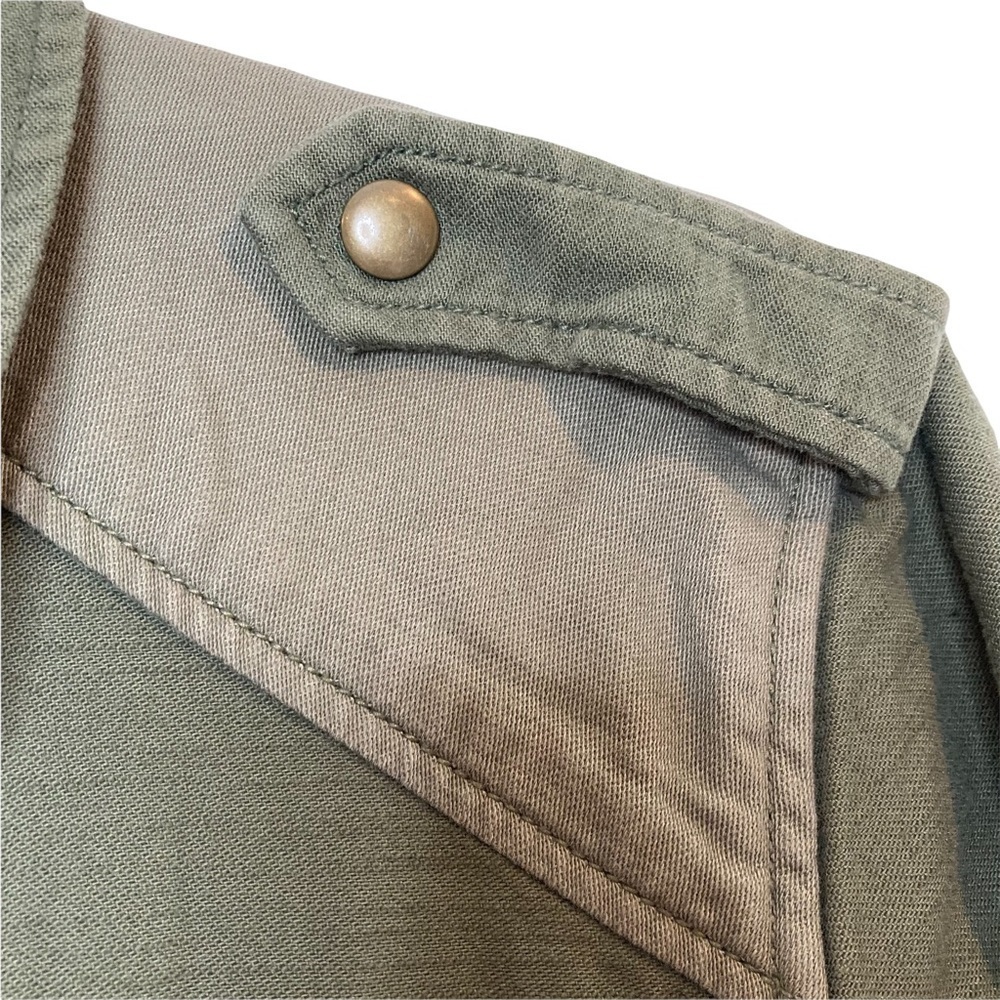 Gap Olive Green 3/4 Length Utility/Military Jacket - Picture 9 of 14